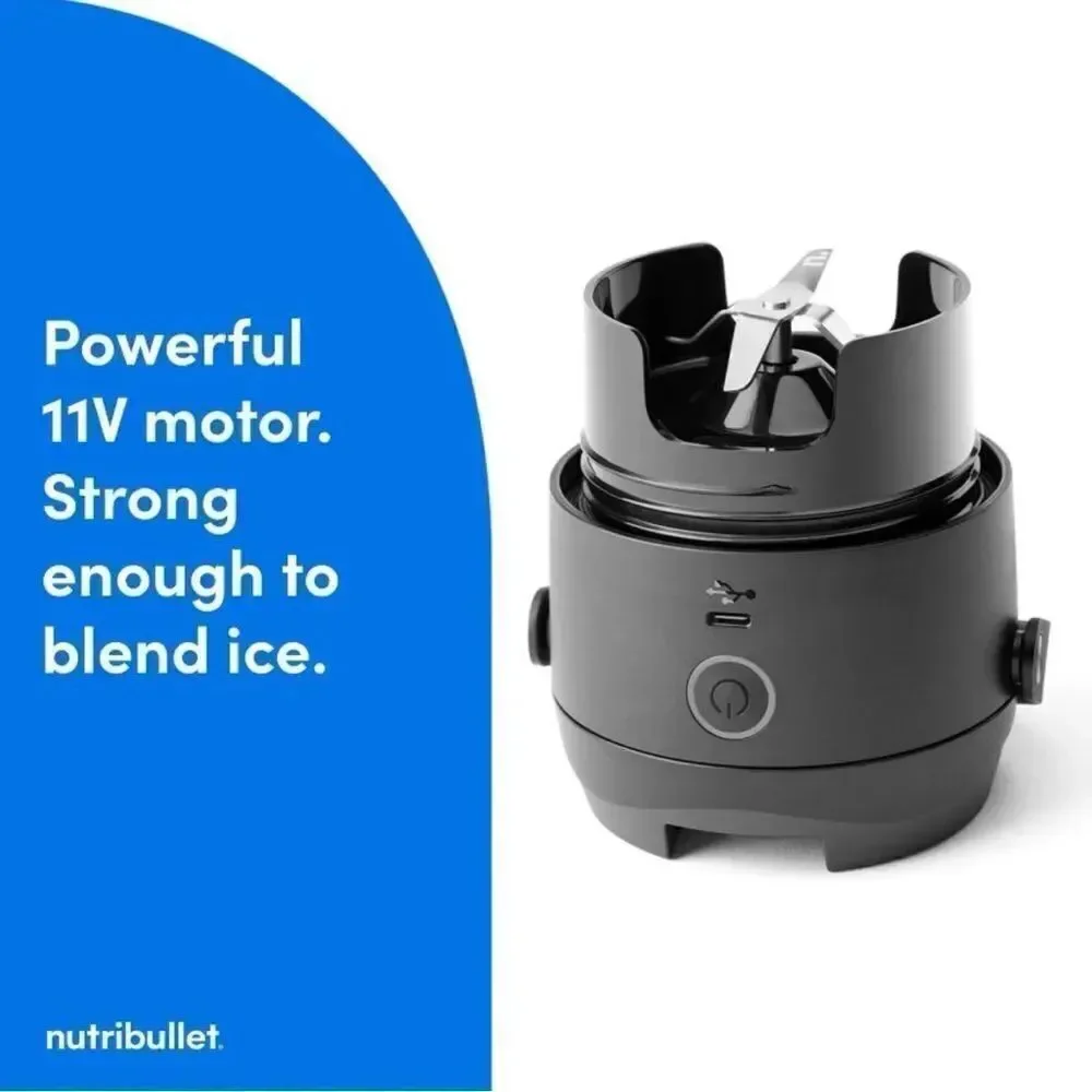Nutribullet Flip Portable Blender w/ Black Insulated Tumbler Cup (BD-BX776A-23)